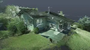 Relevé 3D et Scan 3D à Annecy - Maison à Doussard 23 Relevé 3D Annecy nuage de points RGB